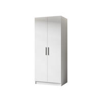 ŠATNÍ SKŘÍŇ GOLD Bílá - bílá, kompozitní dřevo (78/205/52.5cm) - Kier Furniture