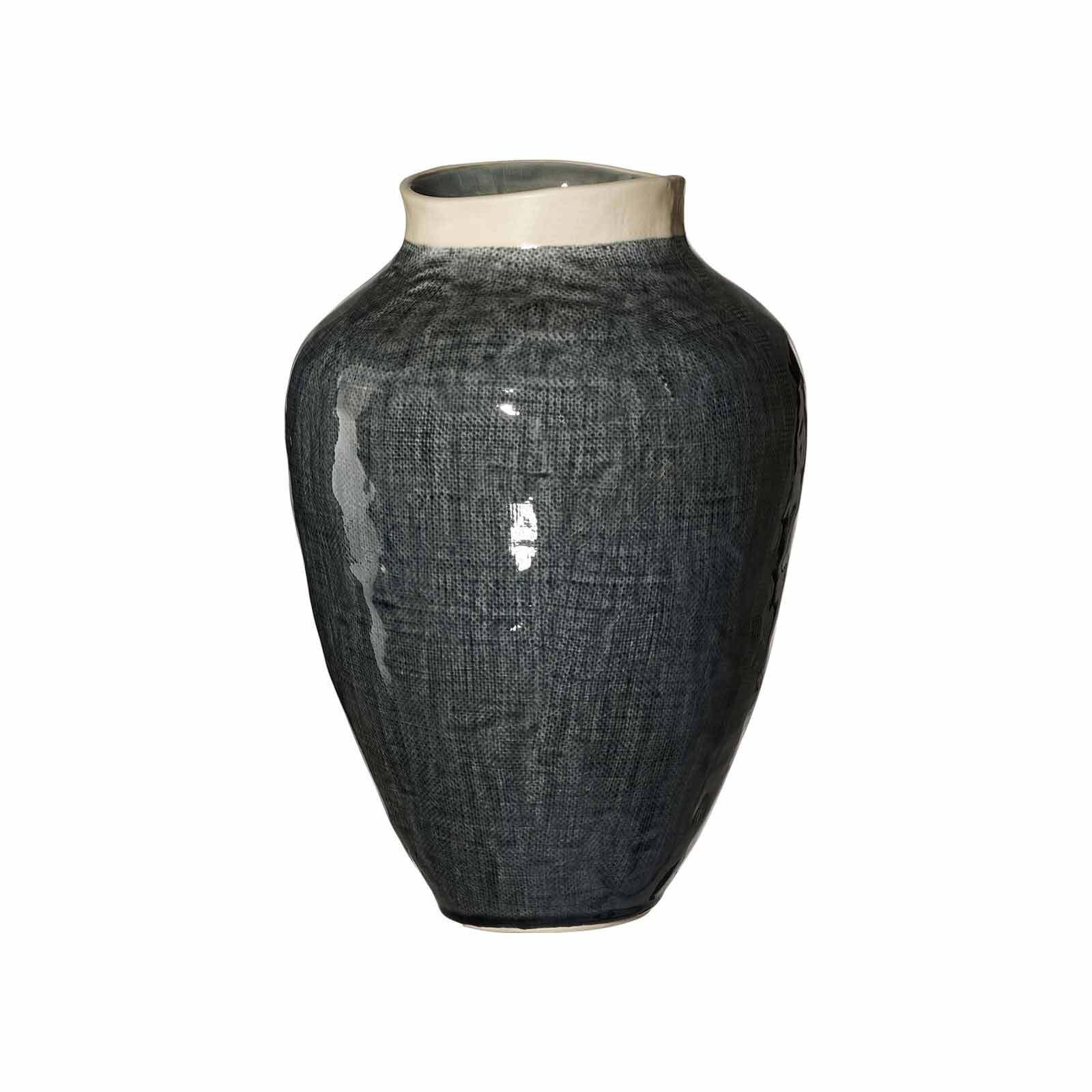 VASE Lucca grau 31 cm - Grau, Keramik (31cm) - Ritzenhoff Breker