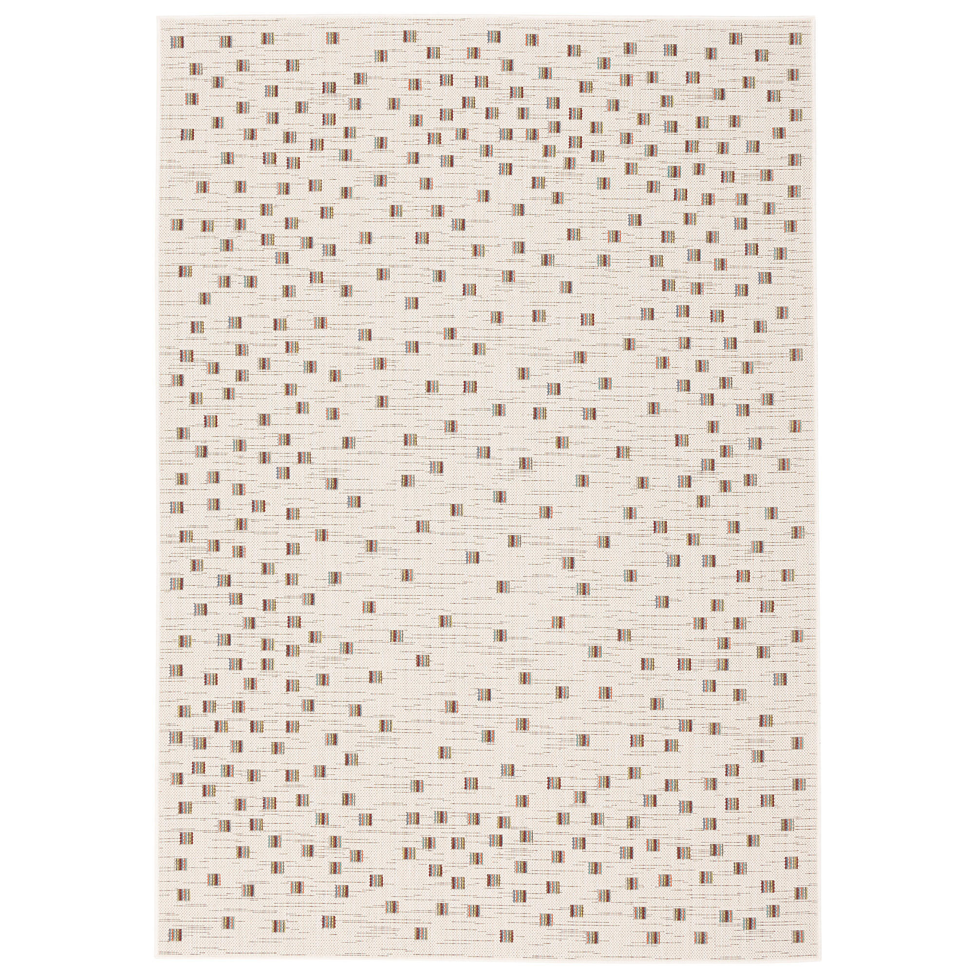 IN & OUTDOOR TEPPICH FLACHGEWEBE CAMPUS MIX - Beige, Textil (140/200cm) - Pergamon