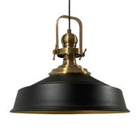 PENDELLEUCHTE Asletl 41/38 cm - Schwarz, Metall (38/41/160cm) - Bamyum