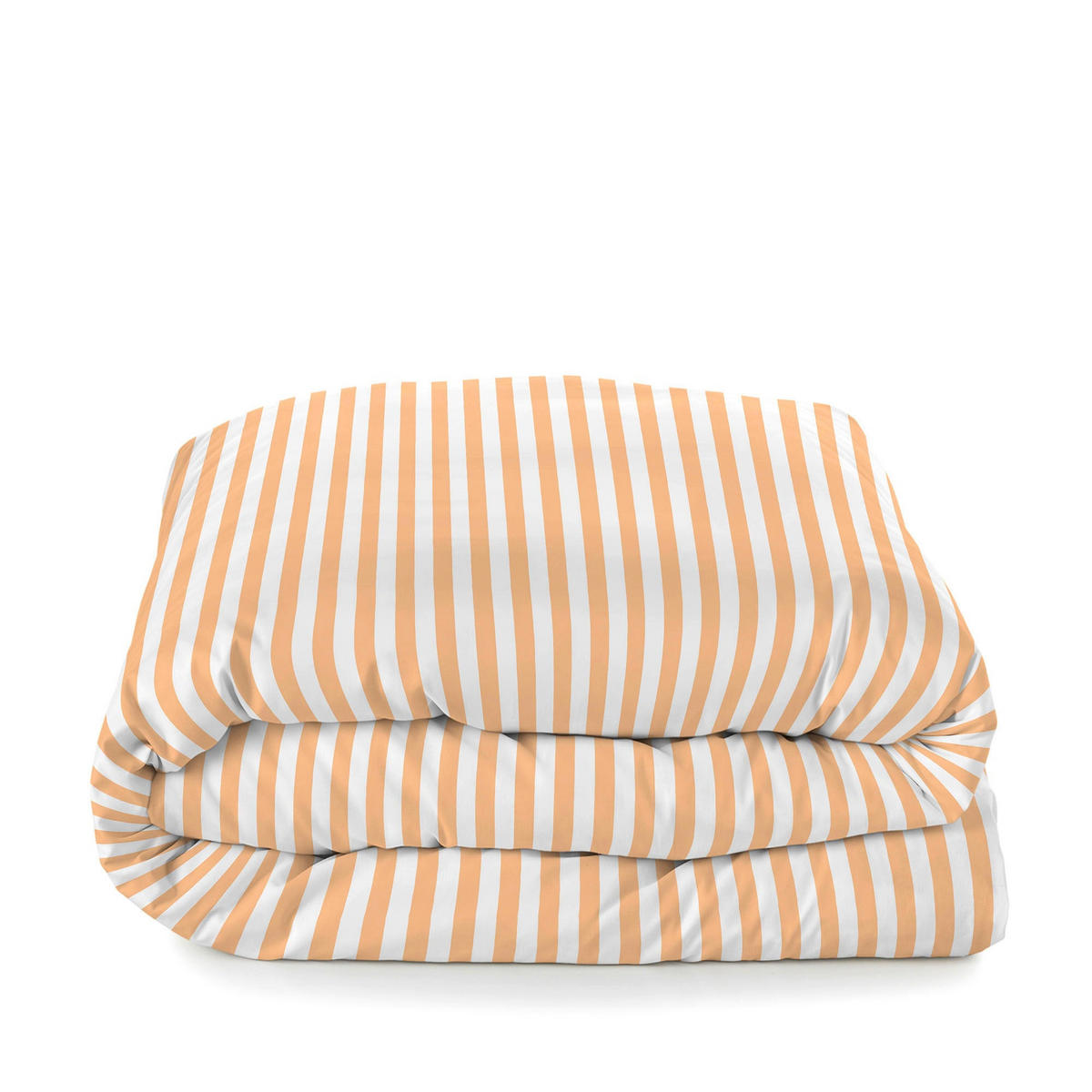 BETTBEZUG layering 155x220 cm (komfortgrösse) pfirsich - Orange, Textil (155/220cm) - Happy Friday