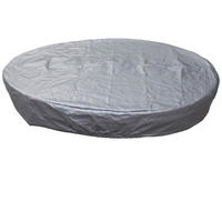 WHIRLPOOL-ABDECKUNG Schutzplane für Abdeckungen - Rund - Silberfarben, Kunststoff (213/213cm) - Canadian Spa Company