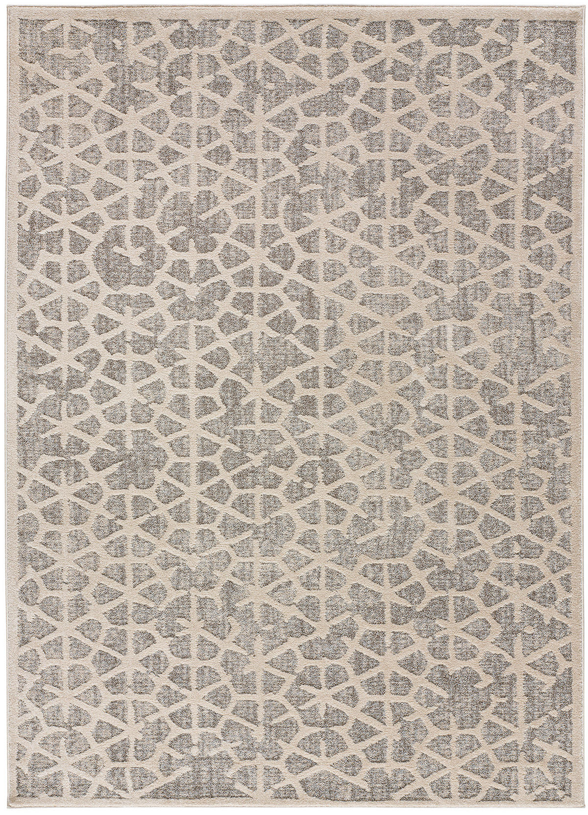 WEBTEPPICH Beige Paula 80/150 cm - Beige, Naturmaterialien/Textil (80/150cm) - Atticgo