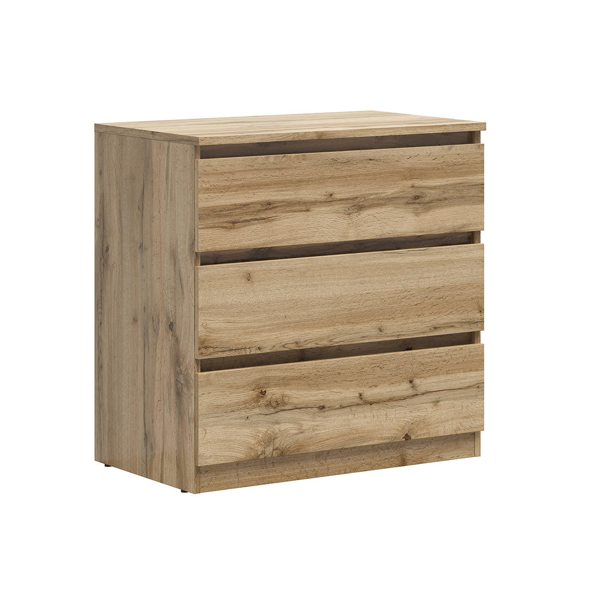 KOMODA Edwin Les - rjava, leseni material (75/75/45cm) - Petits-meubles