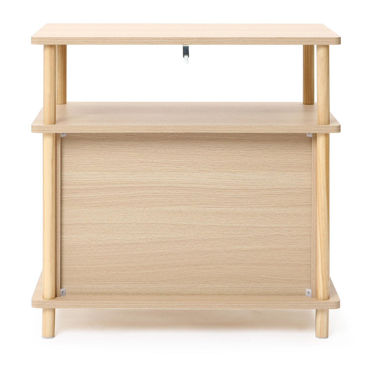 SIDEBOARD | B60 x T35 x H60 cm - Eichefarben, Holz/Holzwerkstoff (60/60.5/35cm) - Hometopia