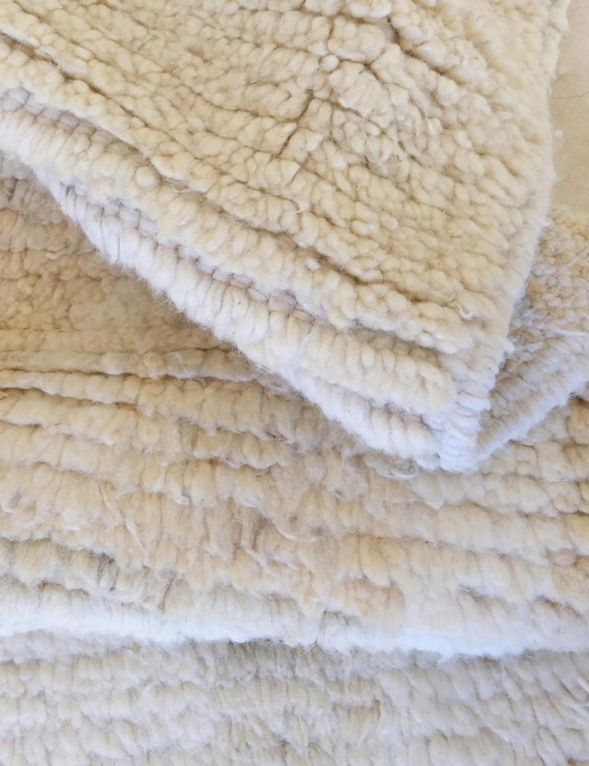 BERBERTEPPICH aus reiner Wolle 131x 200 cm - Pink, Naturmaterialien (131/200cm) - AFK Living