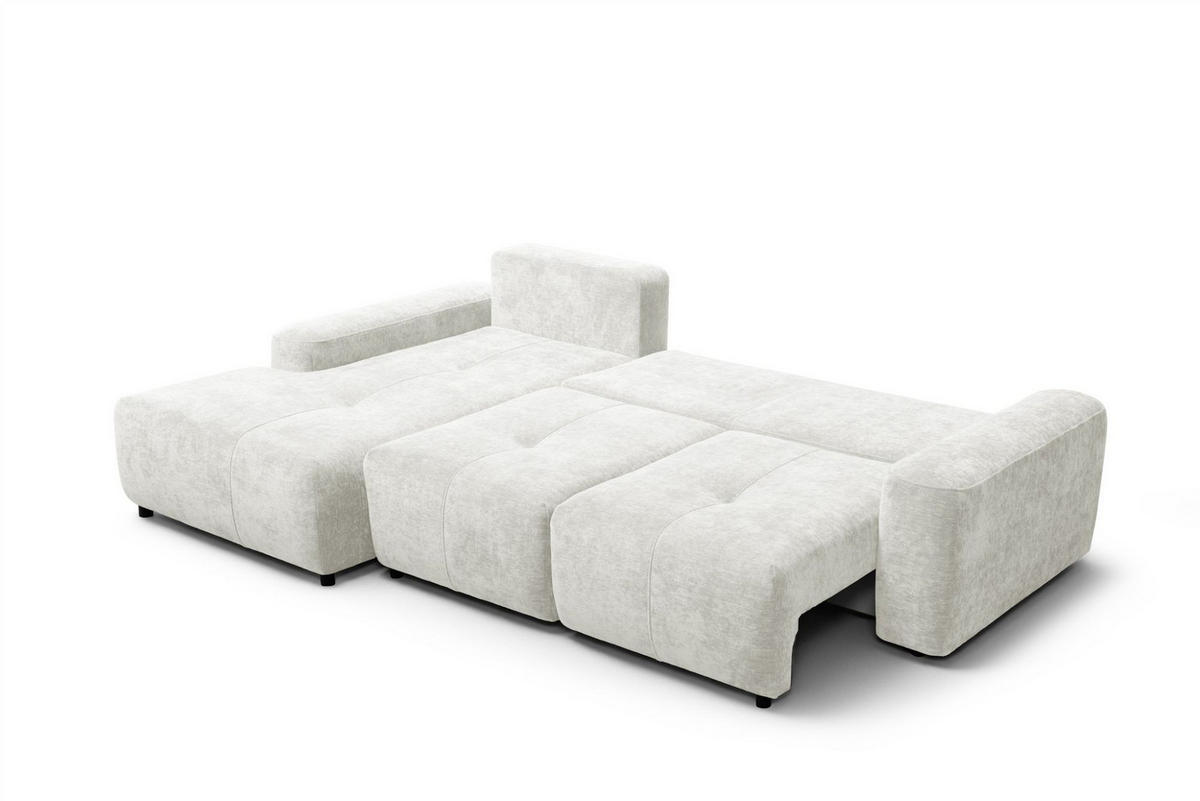ECKSOFA Argos In Vibe - Creme, Holzwerkstoff/Textil (170/267cm) - Fun Möbel