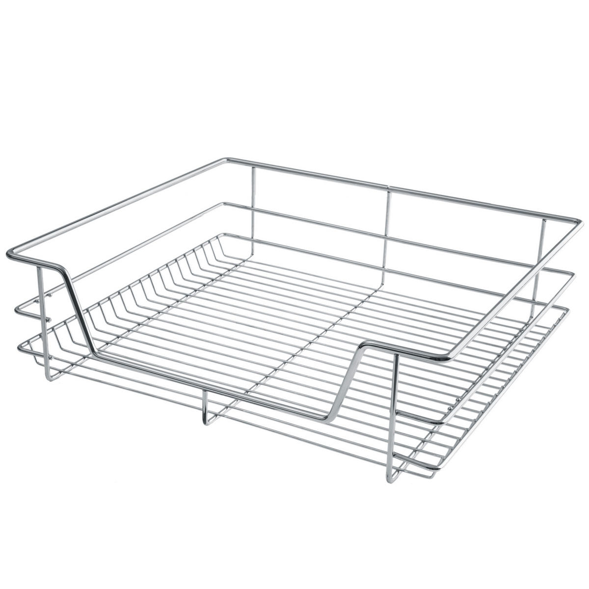 TELESKOPSCHUBLADE ,einfache Montage,grau - Grau, Metall (57/14/44cm) - tectake