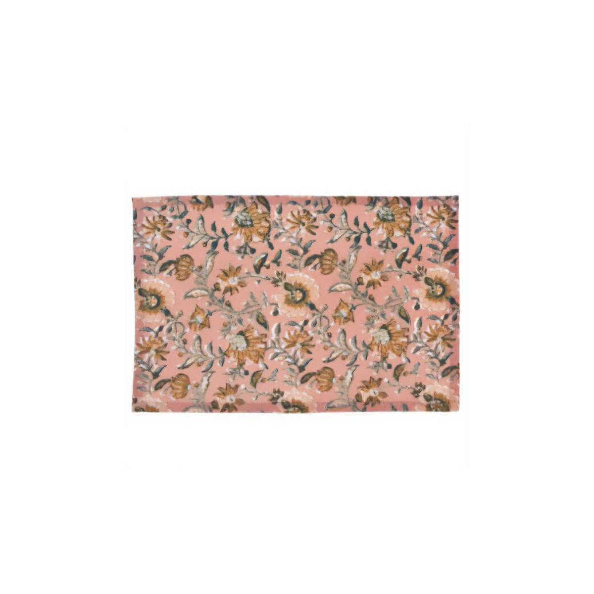 TISCHSET Baumwolle Blumenmuster 45/30 cm - Rosa, Naturmaterialen (45cm) - Home Styling Collection
