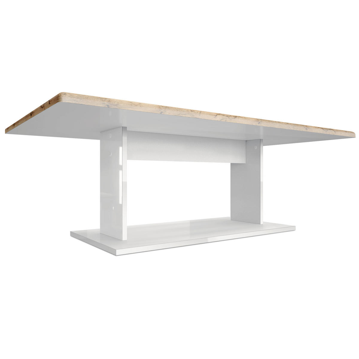 COUCHTISCH Mono Tischplatte in Bordeaux Hochglanz - Bordeaux, Holzwerkstoff (70/120/40cm) - Vladon