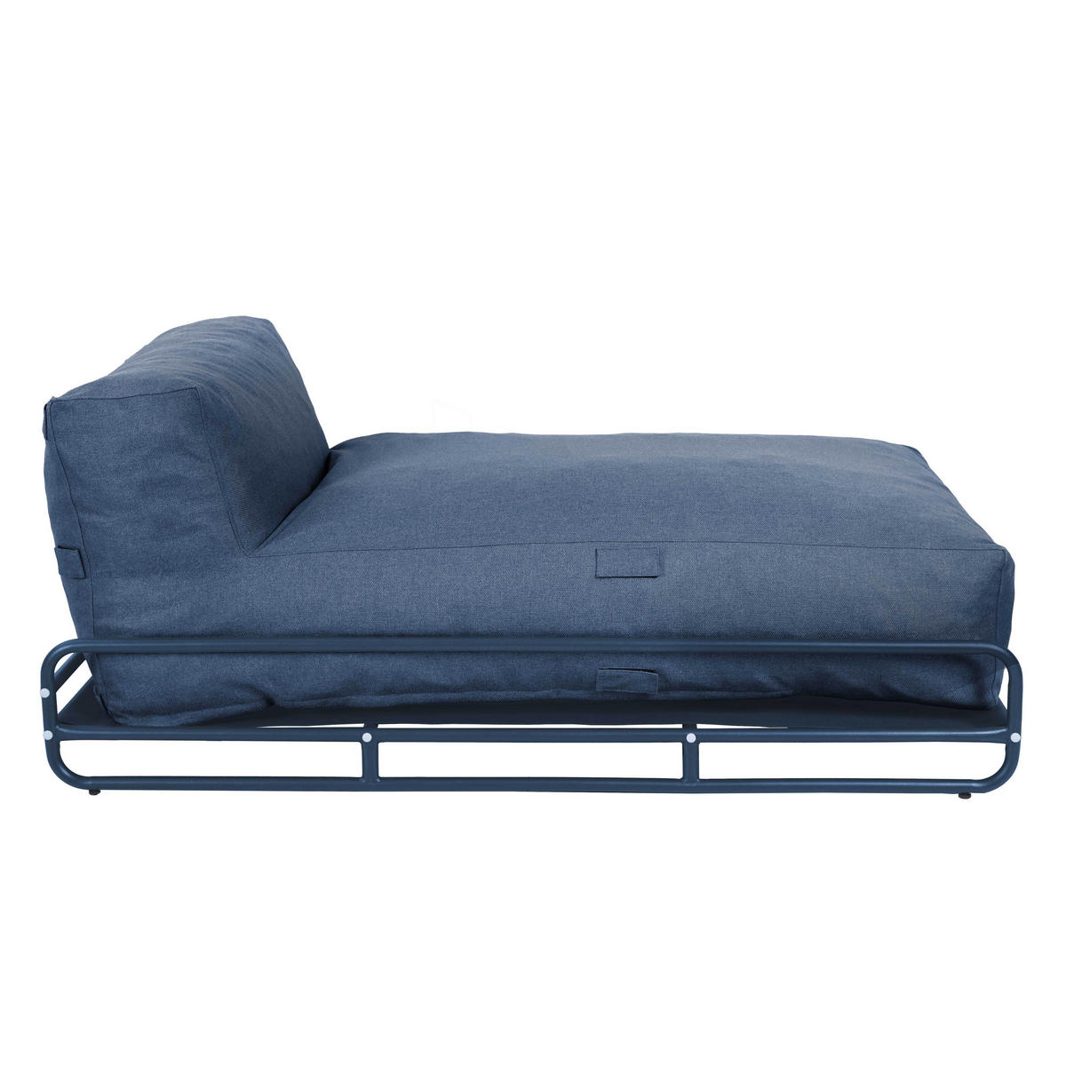 GARTENLIEGE pazifikblau - Blau, Textil (171/77/94cm) - Oviala
