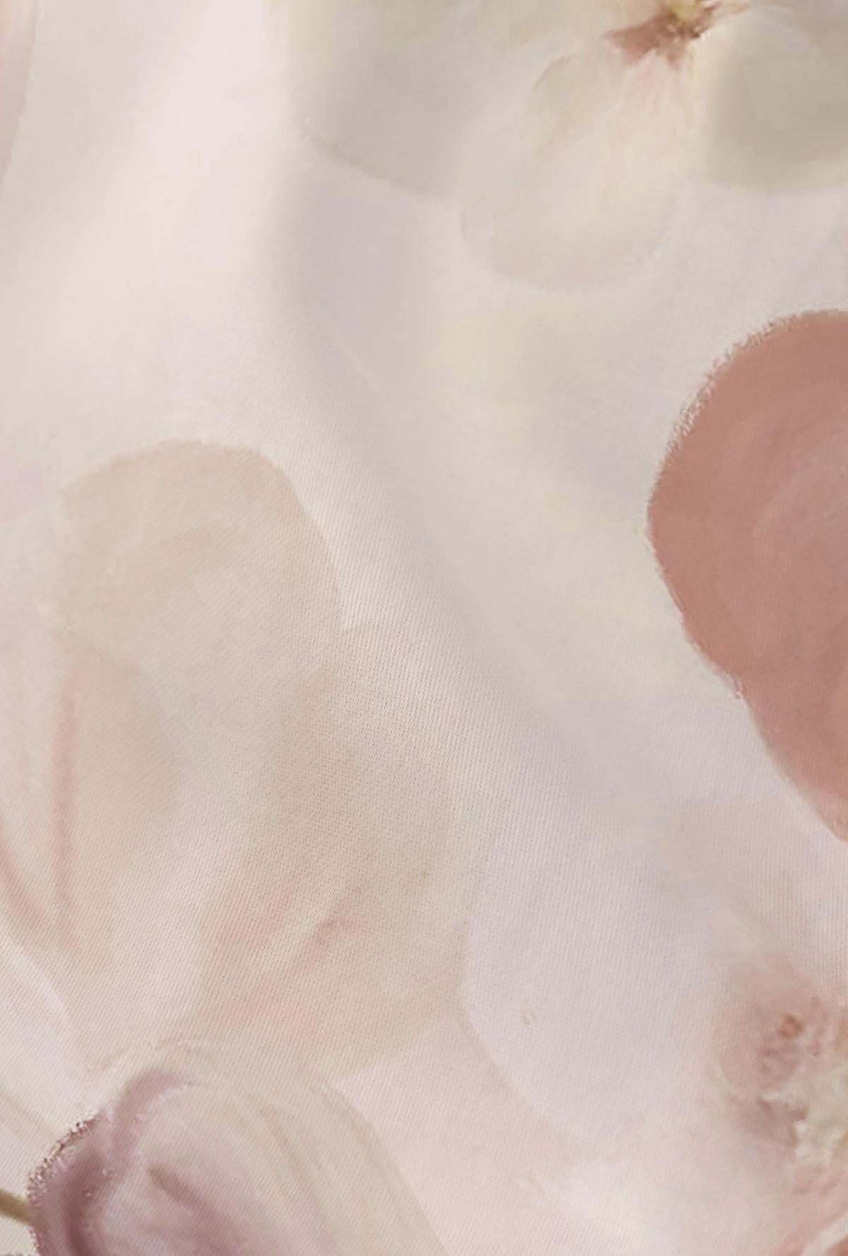 BETTWÄSCHE-GARNITUR Tencel Blume rose, 135x200 cm + 80x80 cm - Rosa, Textil (135/200cm) - biberna