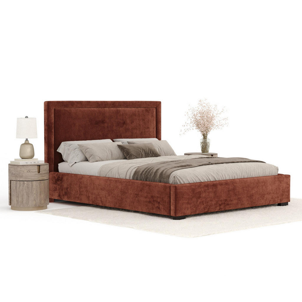 Thumbnail - Maison de Reve Polsterbett, Kupfer, Textil, Buche, Kiefer, 160x200 cm, Oeko-Tex® Standard 100, FSC 100%, Made in EU, Sch...