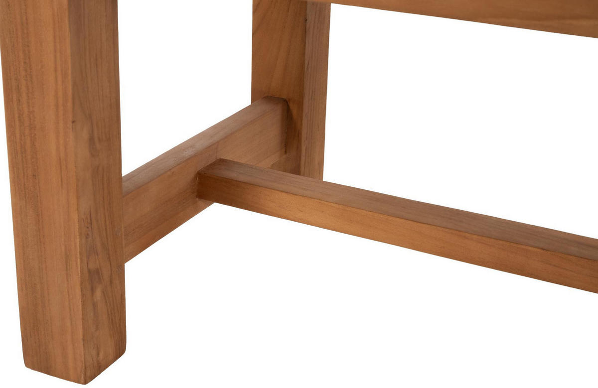 GARTENBANK 180/50 cm Holz teak - Teakfarben, Holz (180/85/50cm) - CLP
