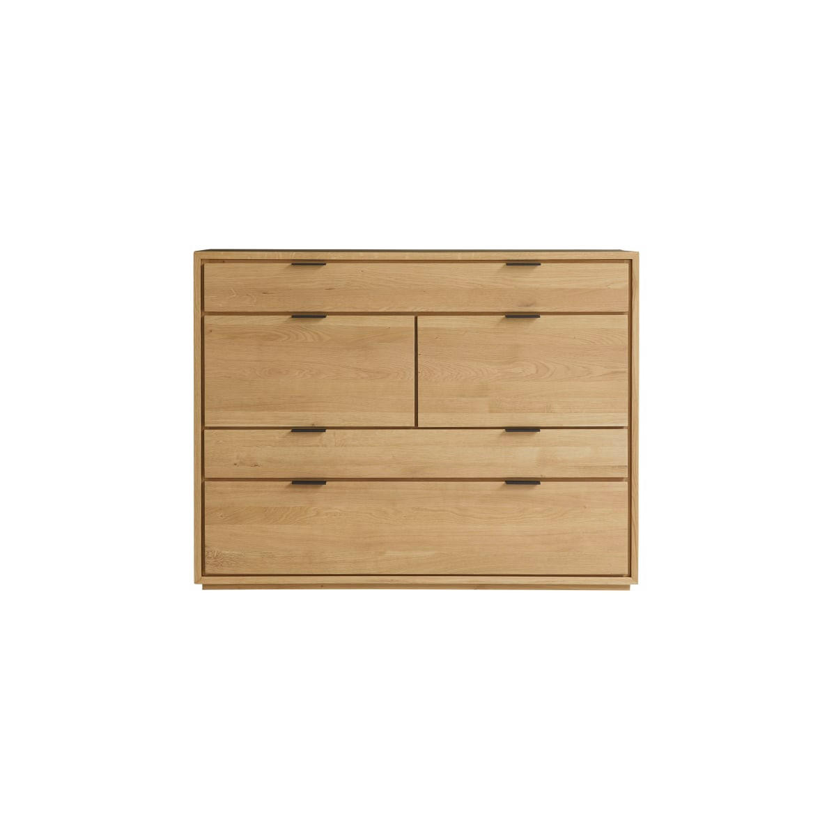 KOMMODE Senson Natur aus Eiche - Naturfarben, Holz (120/92/45cm) - Tikamoon