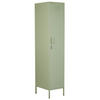 GARDEROBENSCHRANK grün Frome - Grün, Metall (38/185/50cm) - Beliani