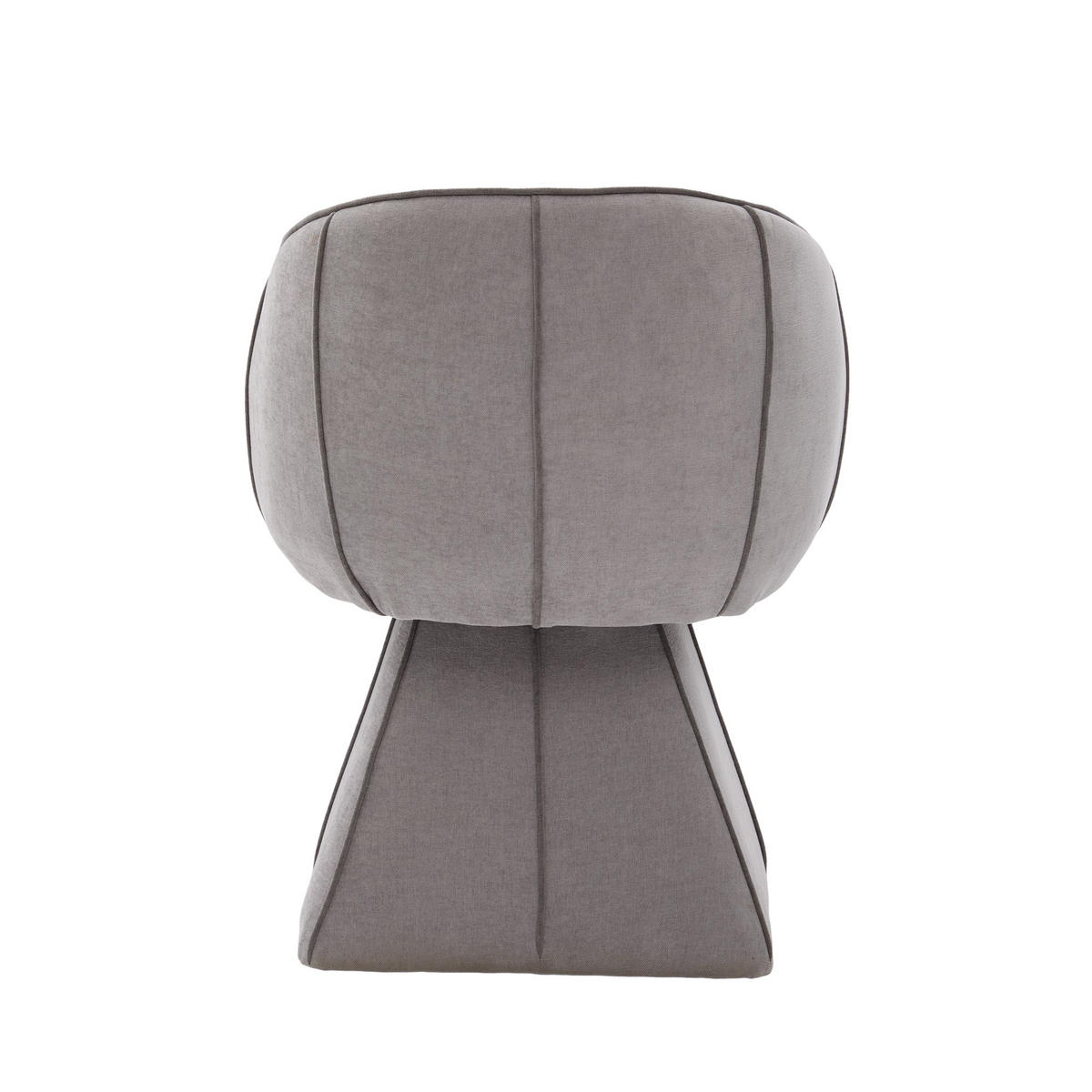 SESSEL mit 360° drehbar, hohe Rückenlehne, DE-42258, Grau - Grau, Holzwerkstoff (54/74.5/56cm) - ComfortXL