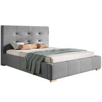 BETT Grau BEN 5 180x200 cm - Grau, Textil (180/200cm) - Sepro Meble