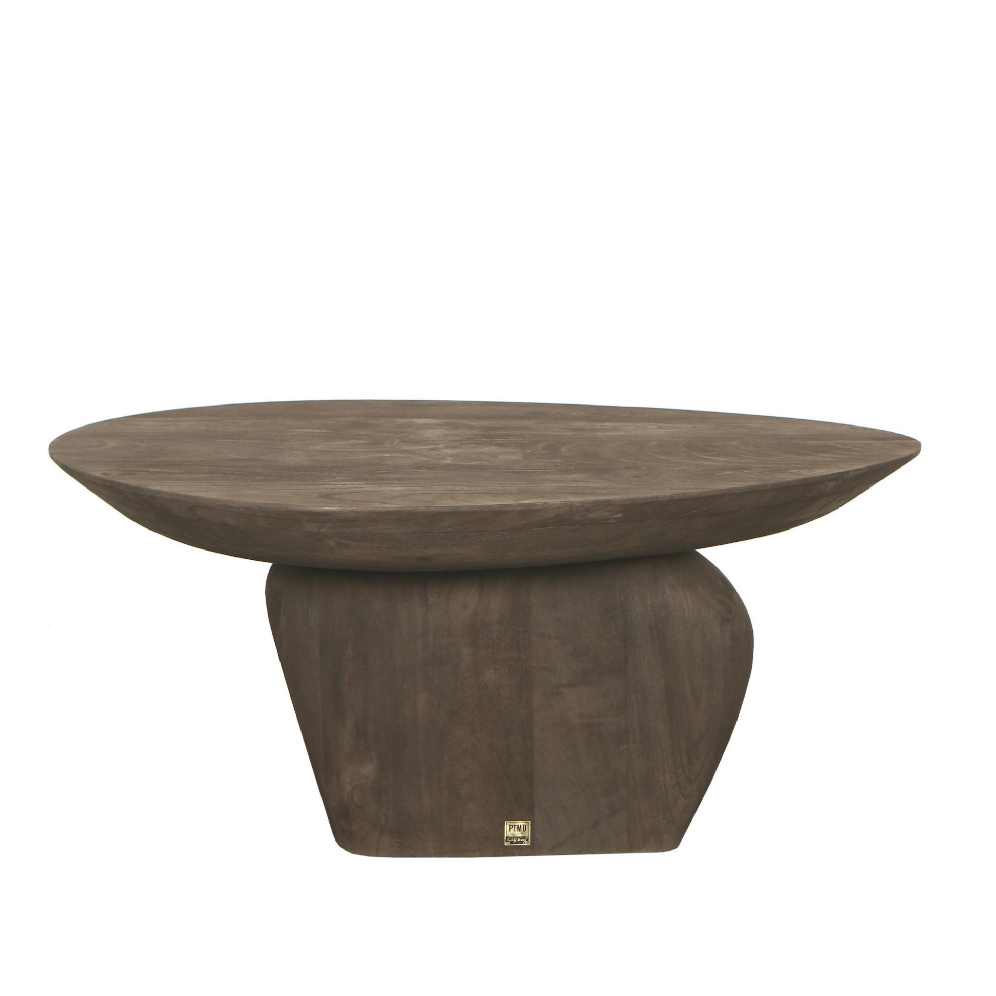 COUCHTISCH Harshad Braun 75/60/35cm - Braun, Holz (75/60/35cm) - PTMD Collection