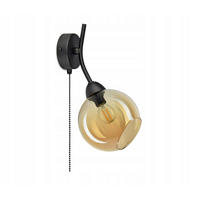 WANDLEUCHTE Hegel - Transparent/Schwarz, Glas/Metall (20/30/15cm) - kiki design
