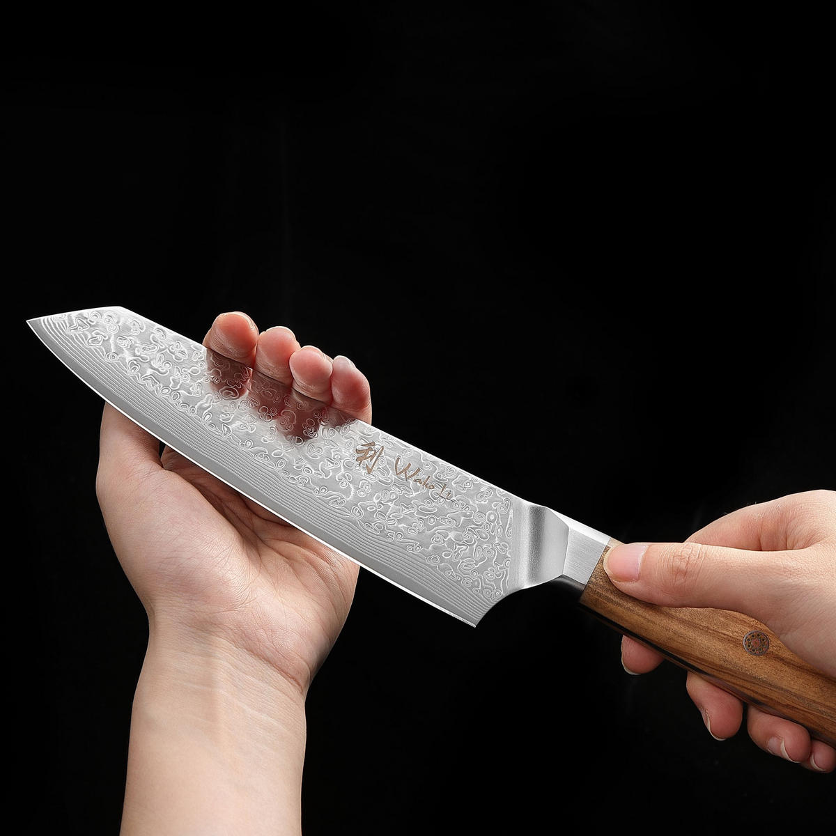 KIRITSUKEMESSER 18 cm - Braun, Metall (30cm) - Wakoli