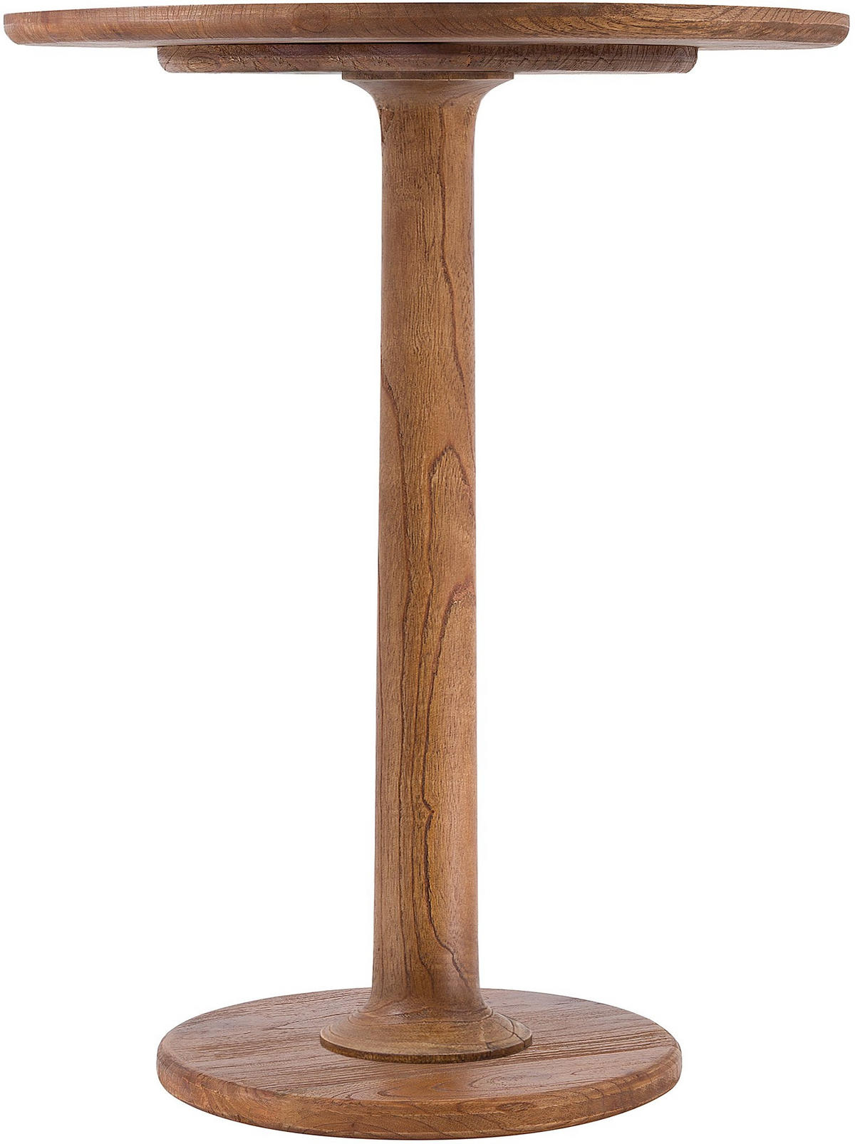 BEISTELLTISCH rund 60 cm Holz Braun - Braun, Holz (60/60/65cm) - CLP