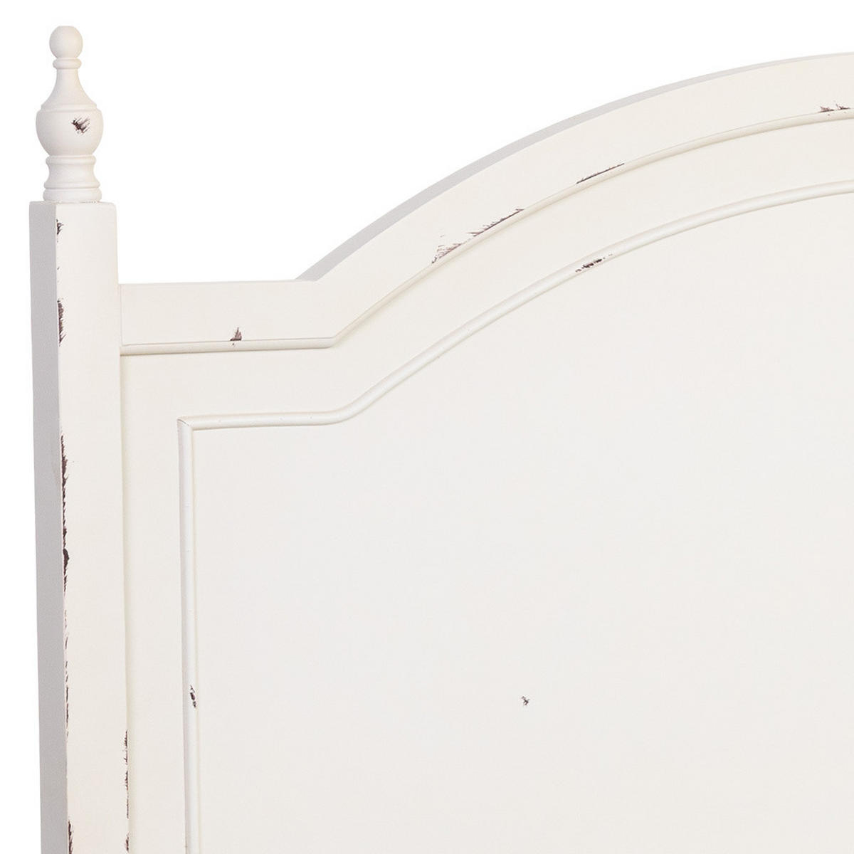 KOPFTEIL aus Holz, weiß, 150x5x130cm - Weiß, Holz (150/130/5cm) - Wanderlust