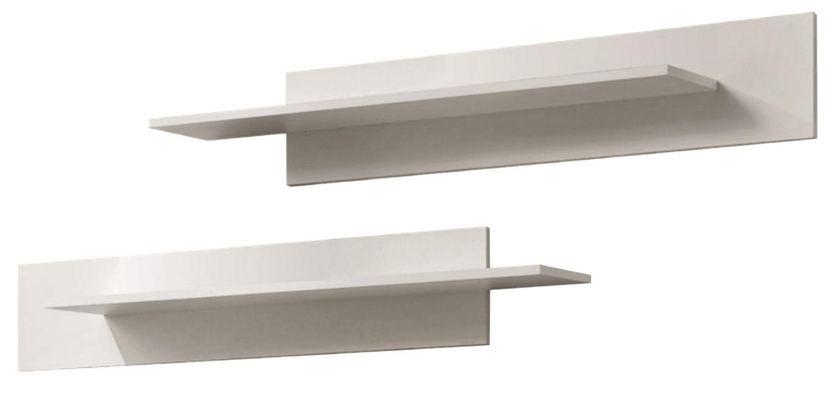 WANDBOARD-SET Kaschmir 100-120 x 20 cm, Wandregal 2-teilig hängend - Kaschmir, Holzwerkstoff (120/20/20cm) - Inn.Furn
