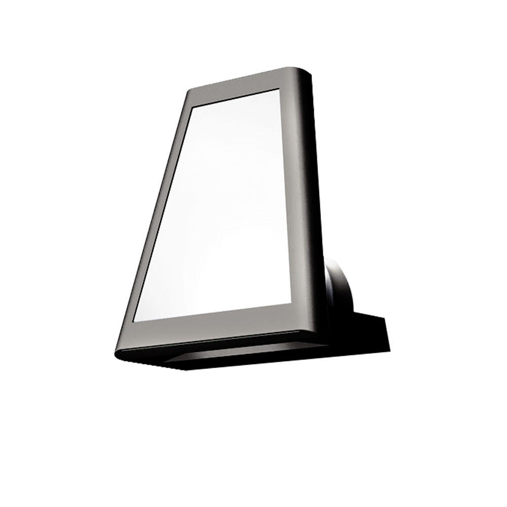 LED AUSSEN-WANDLEUCHTE Alu Anthrazit - Anthrazit, Metall (22/25/11.4cm)