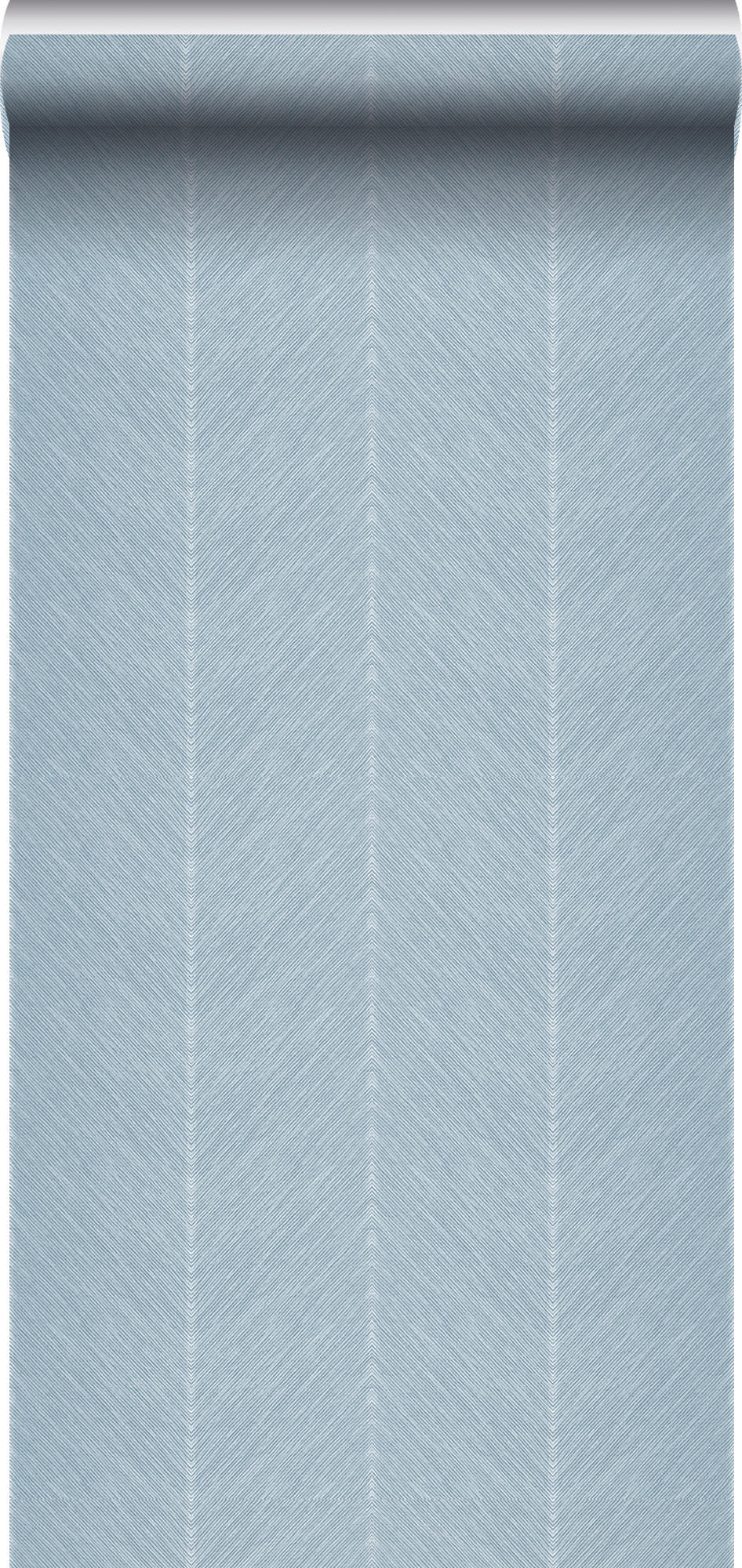 TAPETE Fischgrätmuster - Blau, Papier (53/1000cm) - Sanders & Sanders