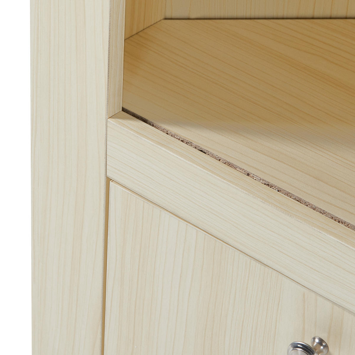 ECKSCHRANK Eura - Eichefarben, Holzwerkstoff (62/170/30cm) - [en.casa]