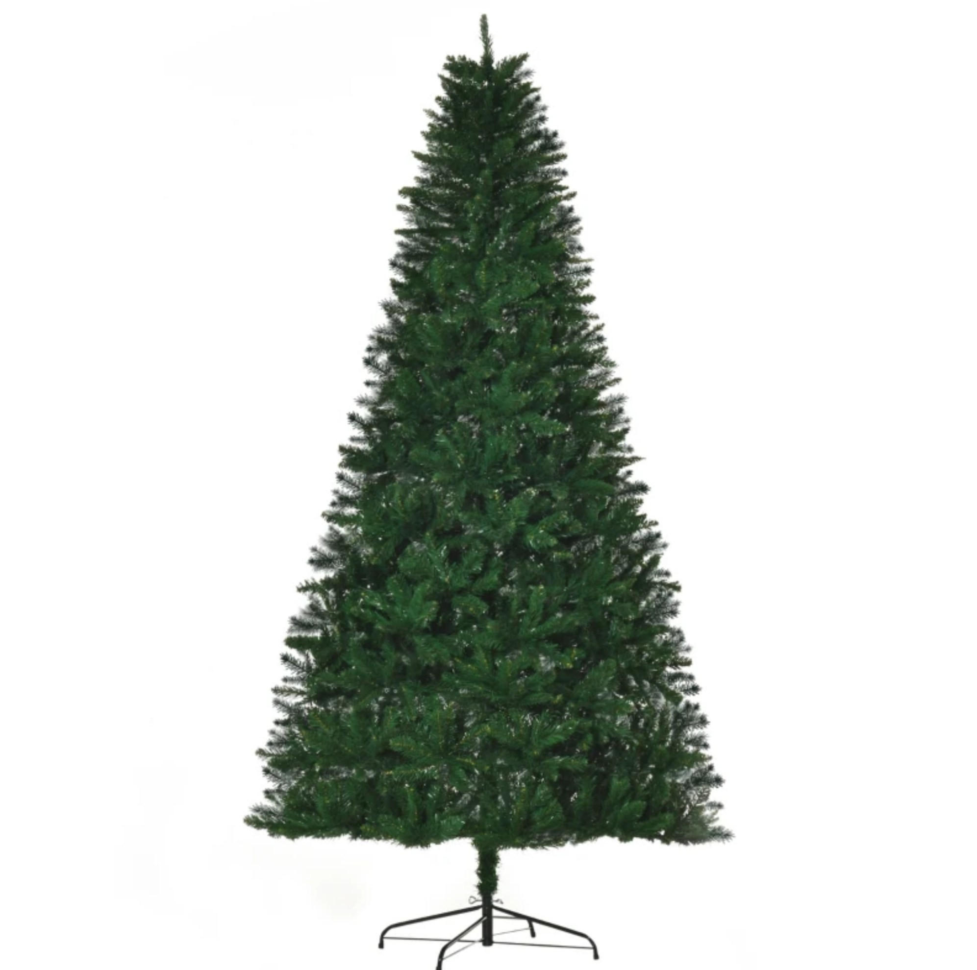 WEIHNACHTSBÄUME & Zubehör 240 cm aus PVC und Metall mit ca. 1499 Zweigen, Grün - Grün, Kunststoff (240cm) - OKMYHOME