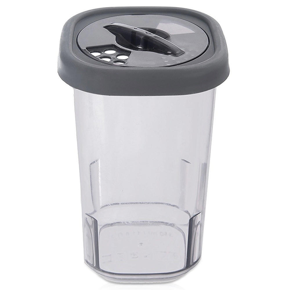 GEWÜRZBEHÄLTER Dosierdeckel 320 ml Dunkelgrau - Dunkelgrau, Kunststoff (7.2/11.5/7.2cm) - Orion 