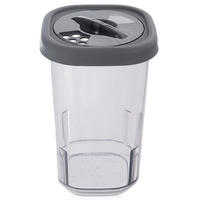 GEWÜRZBEHÄLTER Dosierdeckel 320 ml Dunkelgrau - Dunkelgrau, Kunststoff (7.2/11.5/7.2cm) - Orion 