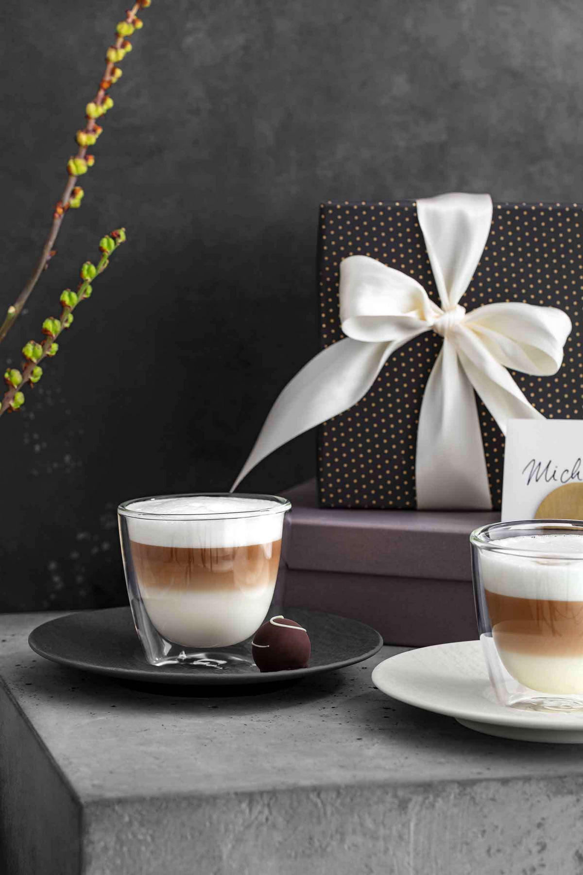 CAFÉ AU LAIT-SET Manufacture Rock weiß 250 ml 6er Set - Weiß, Keramik (0.25L) - Villeroy & Boch