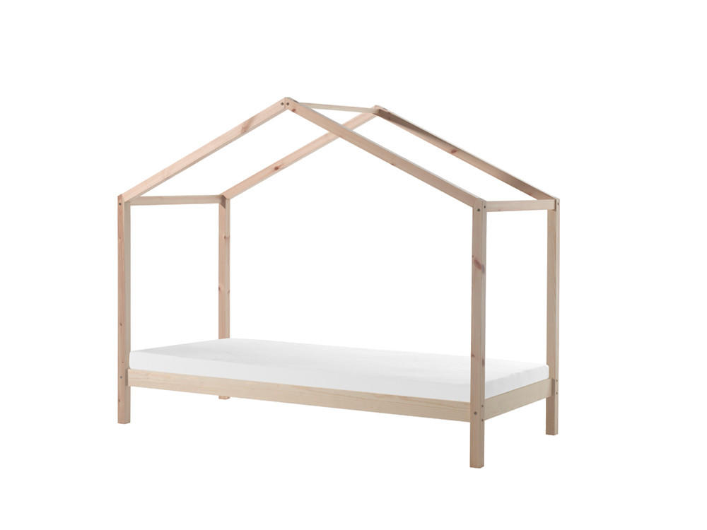 HAUSBETT DALLAS Beige 97x211x170 cm - Beige, Holz - FURNLUX