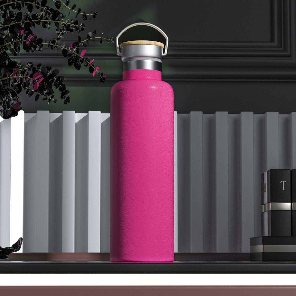 THERMOSFLASCHE Isolierkanne 750ml - Pink, Metall (0.75L) - Intirilife