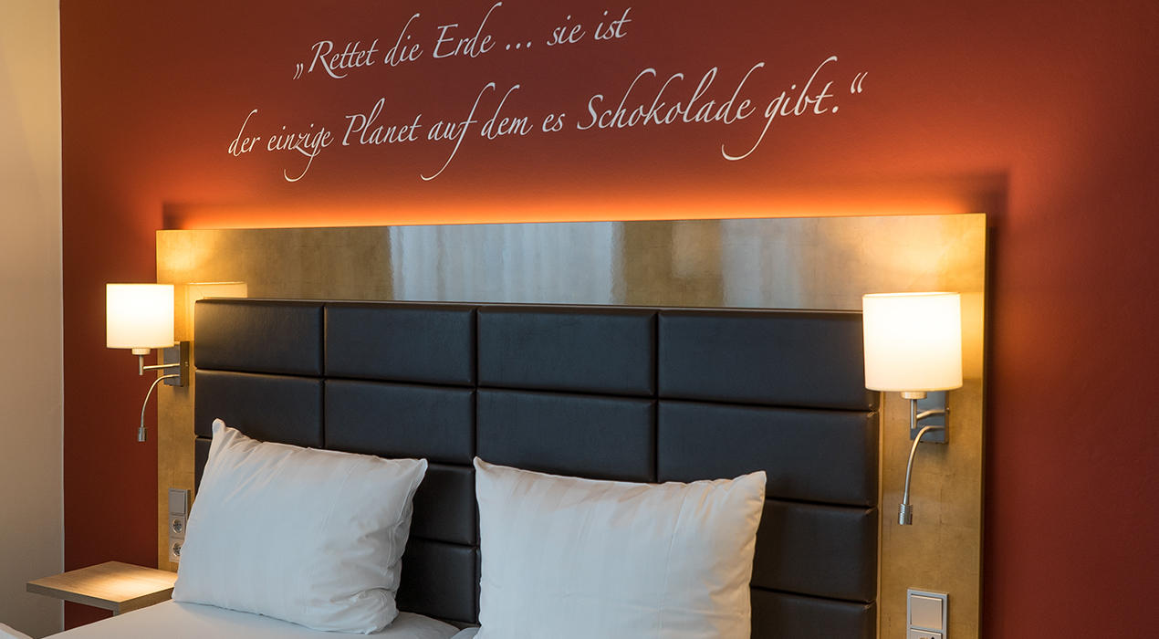 Hotelzimmer Schokoladenhotel Voss