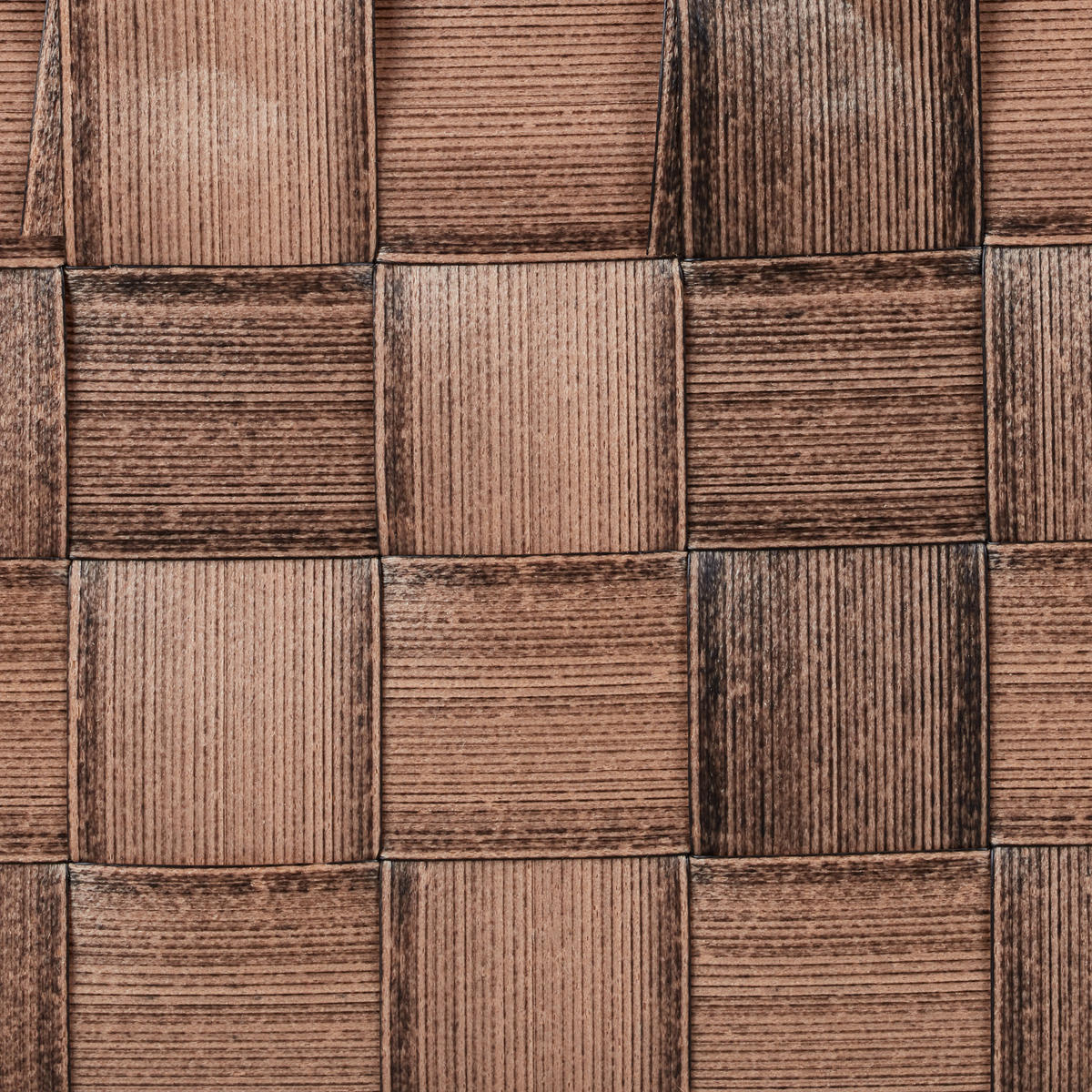 6-DIELNA súprava úložných košov - hnedá, kov/plast (35.5/10.5/26cm) - Relaxdays