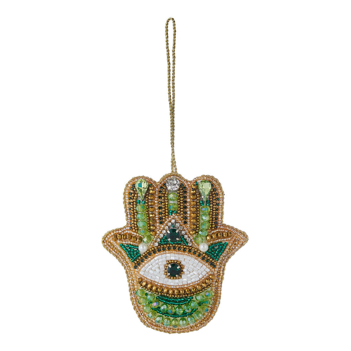 BAUMANHÄNGER Hang On Ornamanet Fatima - Grün, Glas/Kunststoff (8/9/1cm) - Butlers