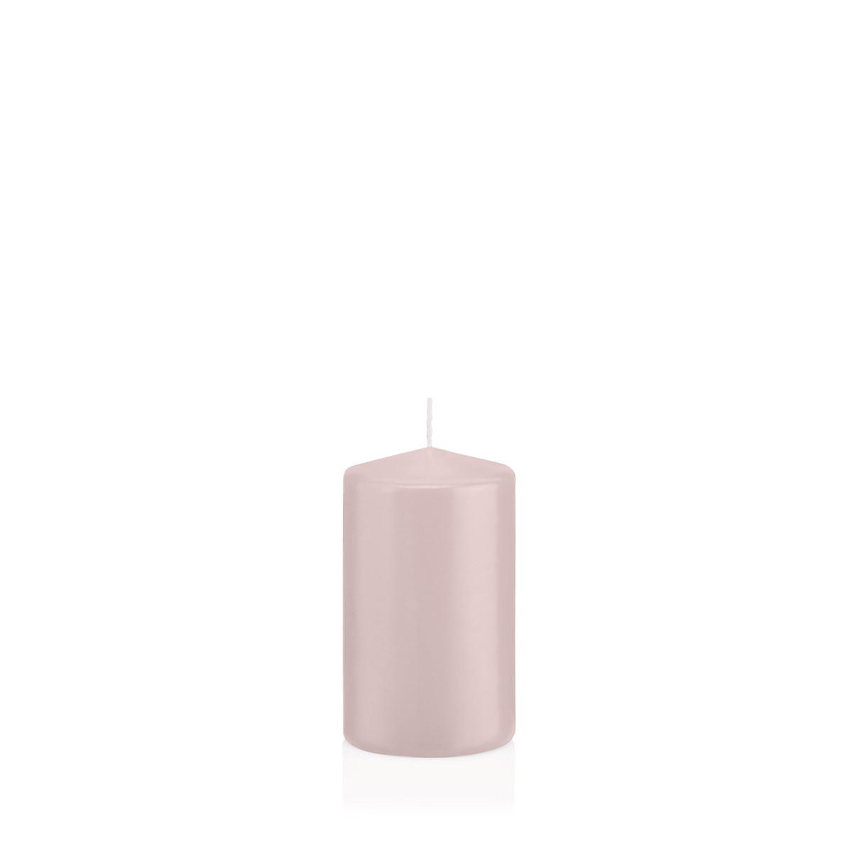 STUMPENKERZEN Rosé Ø 58 x 100 mm, 16 Stück - Rosa, Paraffin (6/10cm) - Wiedemann Kerzen