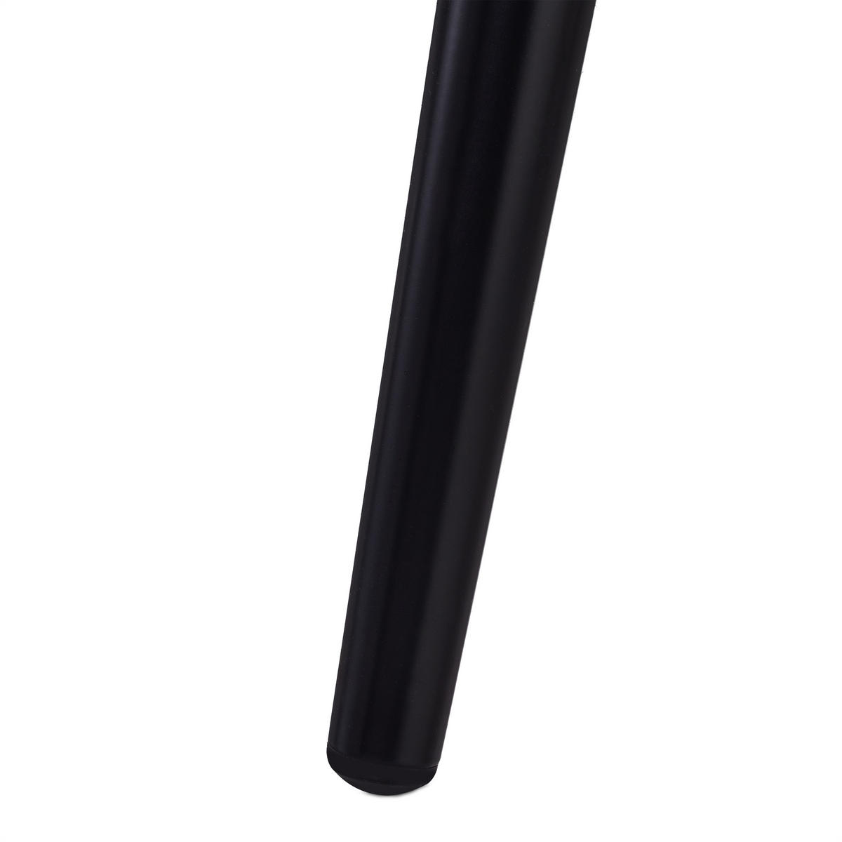 BEISTELLTISCH - Schwarz, Holzwerkstoff/Metall (43.5/50/50cm) - Relaxdays