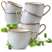 ESPRESSOTASSEN-SET PORTOFINO 6-tlg - Blaugrau, Keramik (0.09L) - Ritzenhoff Breker