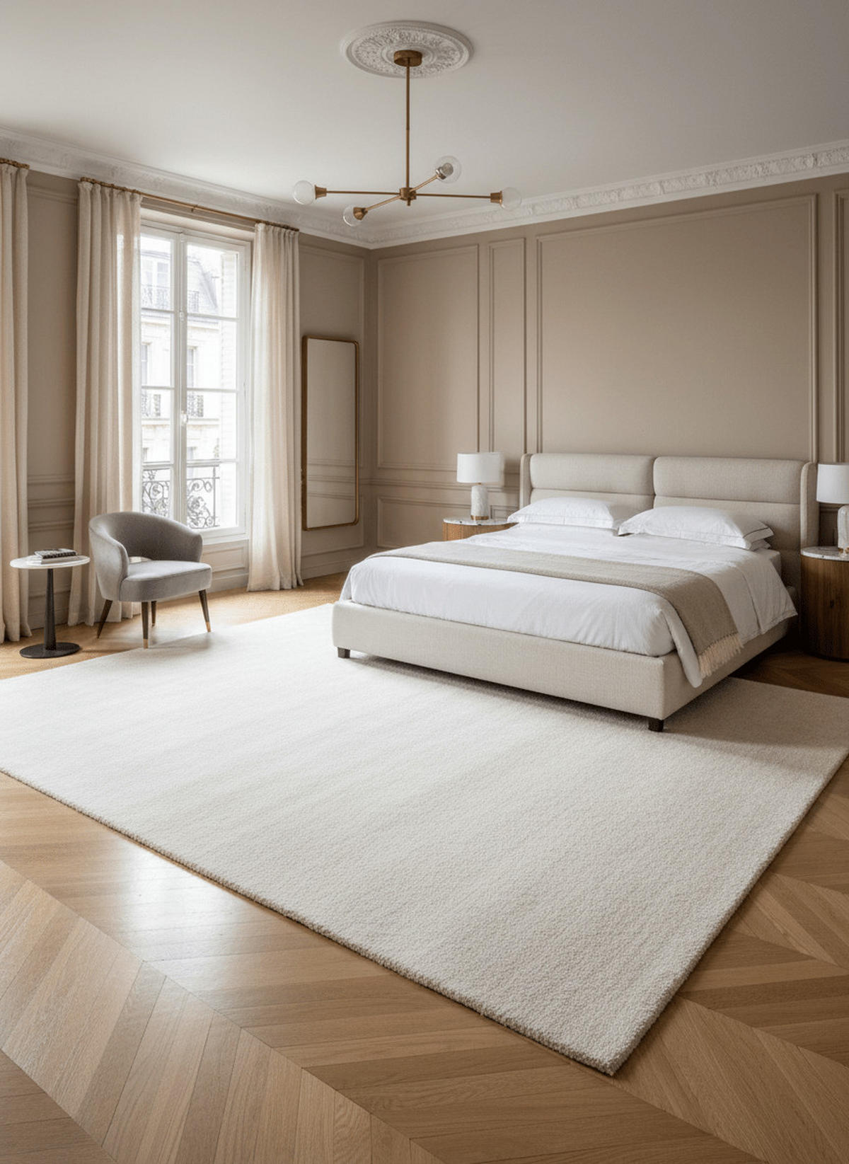 TEPPICH, Einfarbiger, maschinenwaschbarer weiß - Weiß, Textil (200/290cm) - AFK Living