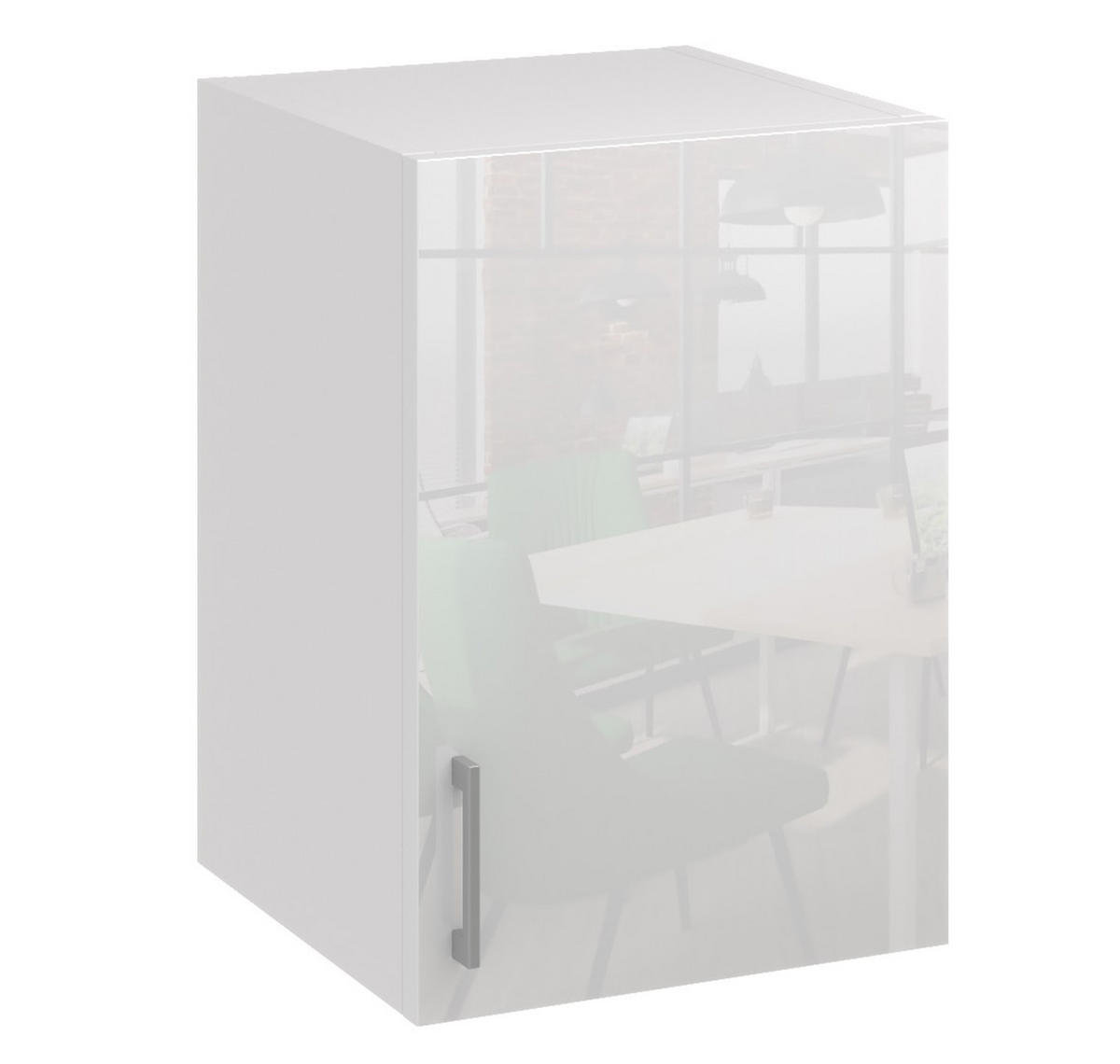 HÄNGESCHRANK G40 - Weiß Hochglanz, Holzwerkstoff (40/60/31cm) - roe furniture
