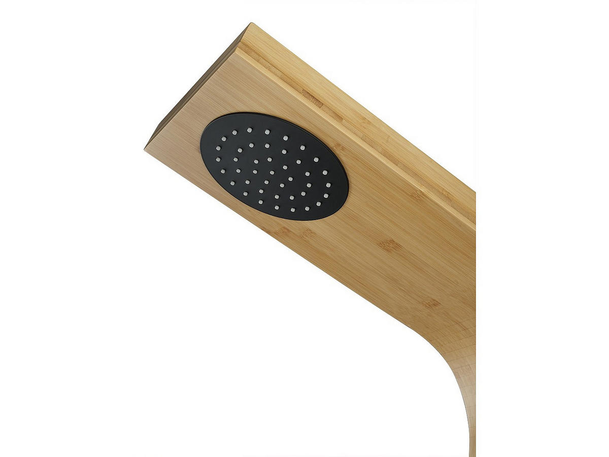 DUSCHSÄULE - 20 cm x 53 cm - holz - naturfarben hell Nevola - Naturfarben, Holz (20/140/53cm) - Vente-Unique