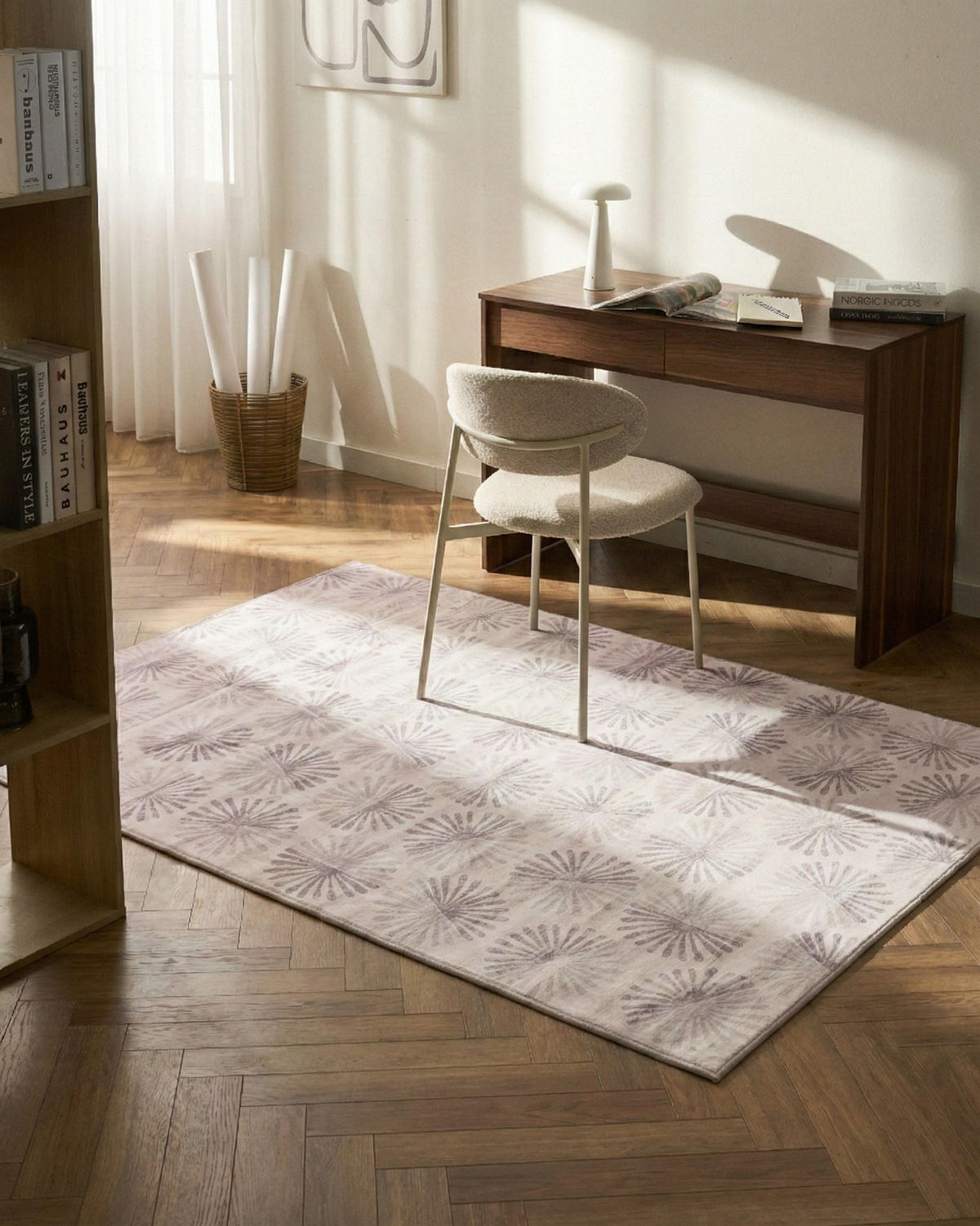 KOBEREC Krémově bílý 140/200 cm Catak - béžová, textil (140/200cm) - Beliani