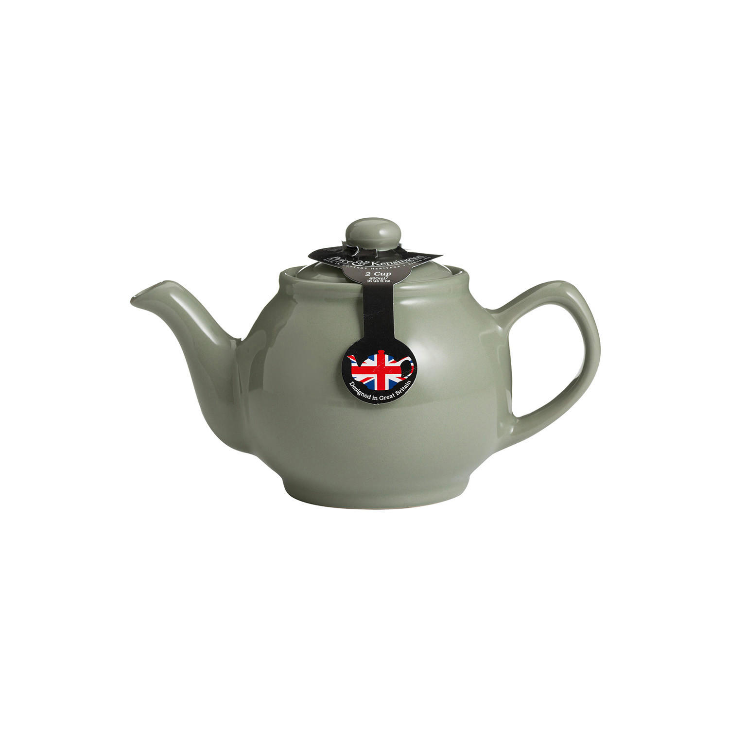 TEEKANNE, glänzend salbeigrün, für 2 Tassen - Salbeigrün, Keramik (0.36L) - Price & Kensington