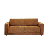 SOFA - 3 Personen - stoff - terracotta Netuso - Terracotta, Kunststoff/Textil (200/82/89cm) - Vente-Unique