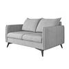 2-SITZER-SOFA Pulse Silber Luxusmicrofaser - Silberfarben/Schwarz, Holz/Textil (138/86/91cm) - S-Style Möbel